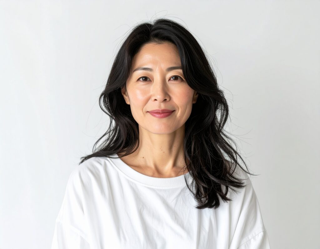 生成画像の女性