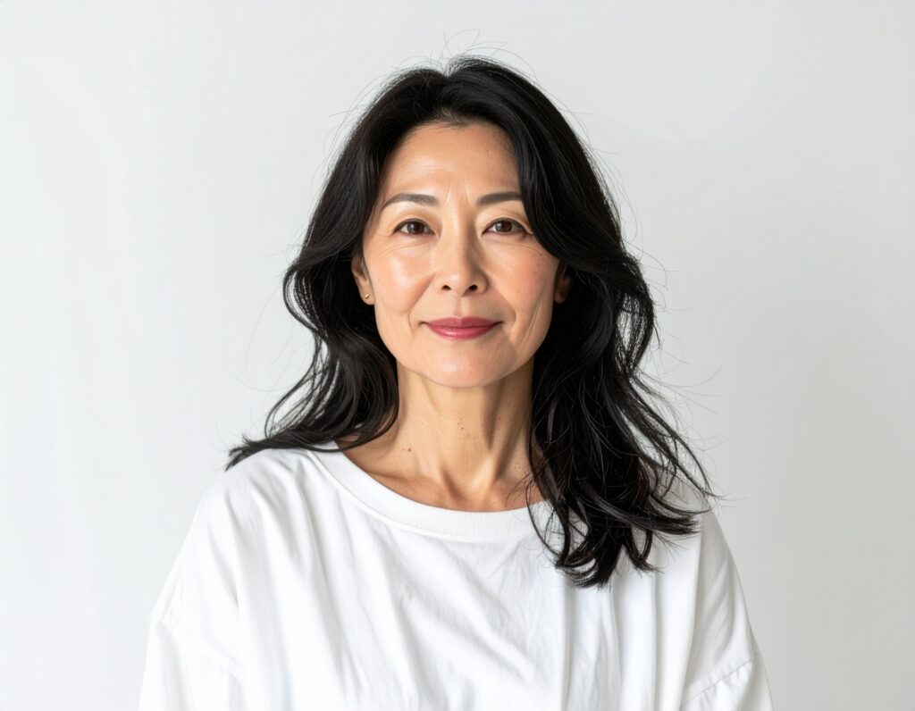 生成画像の女性