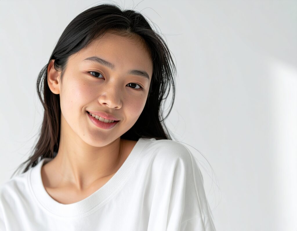 生成画像の女性