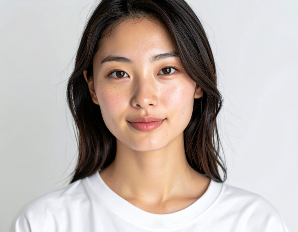 生成画像の女性
