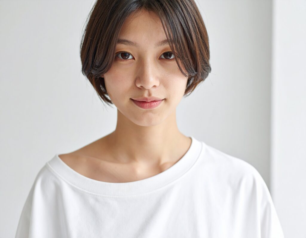 生成画像の女性