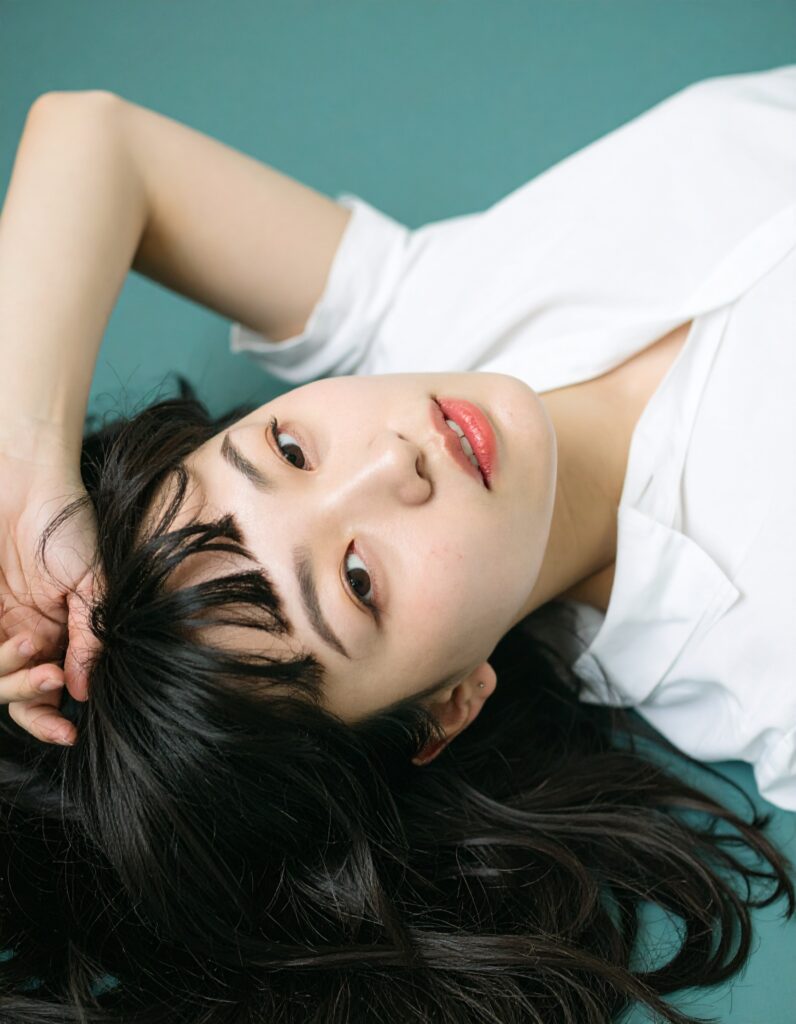 生成画像の女性
