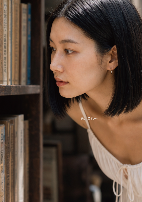 古本屋で思わぬ発見をするAINA